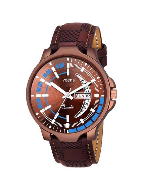 veens round dial analog watch (vn627) - 16634545 - Very Small Image - 1