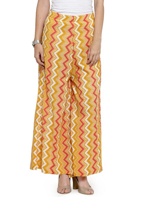 high rise chevron palazzo - 16635347 - Very Small Image - 1