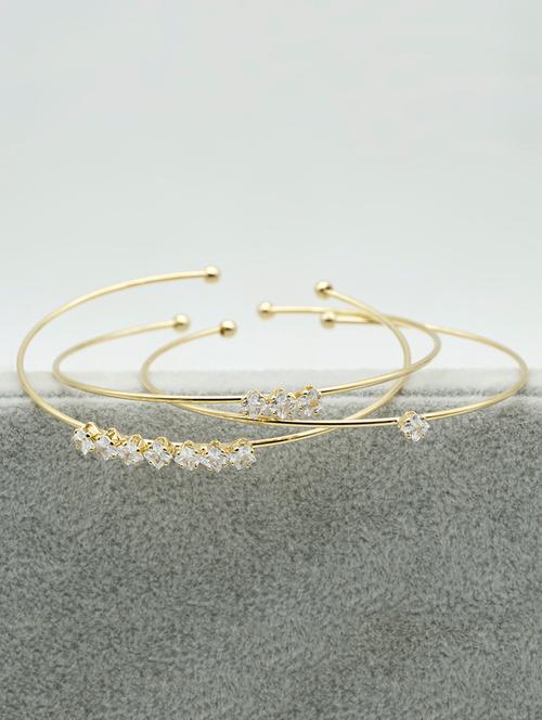 gold metal bangle  bracelet - 16636113 - Very Small Image - 1