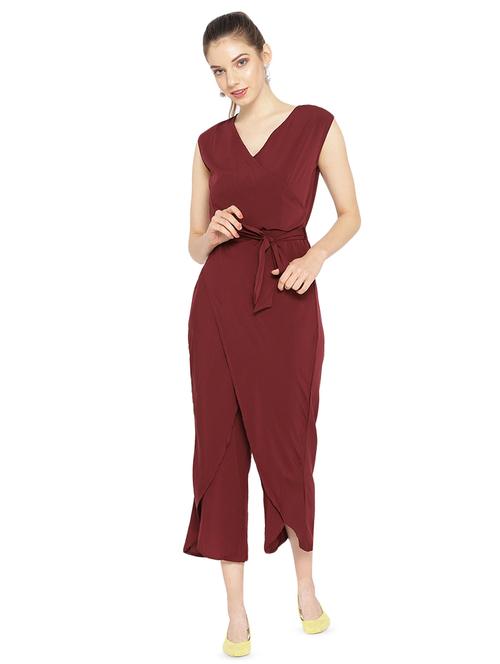 tie front layered jumpsuit  - 16637952 - Very Small Image - 1