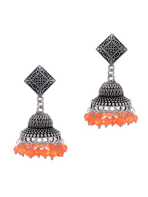 silver metal earring - 16641442 - Very Small Image - 1