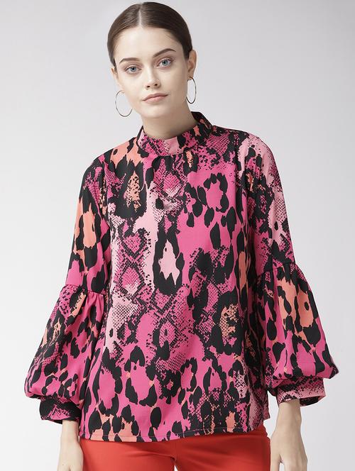 women's straight mock neck top - 16642829 - Very Small Image - 1