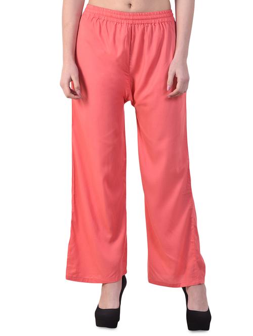 high rise solid straight palazzo - 16646009 - Very Small Image - 1