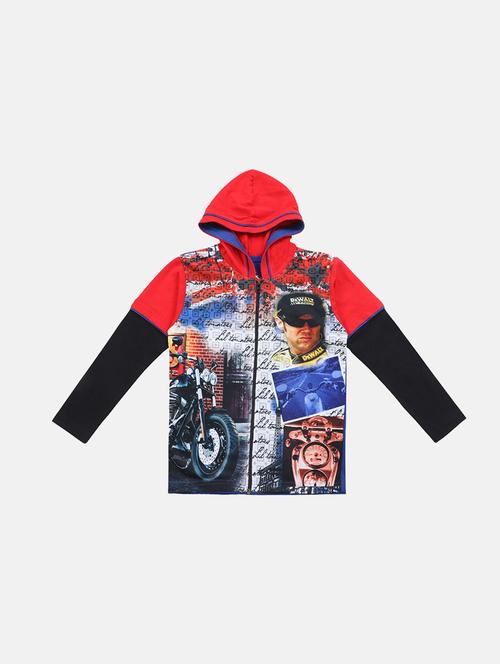 long sleeved hooded t-shirt - 16646151 - Very Small Image - 1