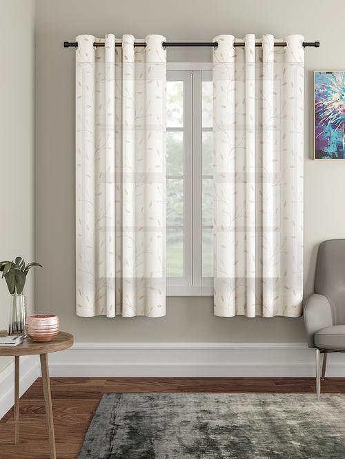 premium embroidery sheer window curtain  - 16646220 - Very Small Image - 1