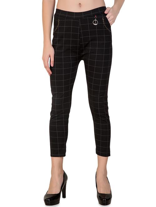 high rise embellished straight trouser - 16646441 - Very Small Image - 1