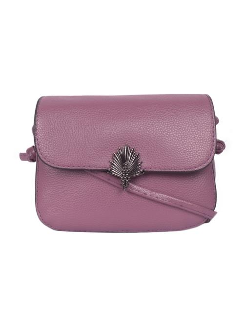 purple leatherette (pu) sling bag - 16646766 - Very Small Image - 1