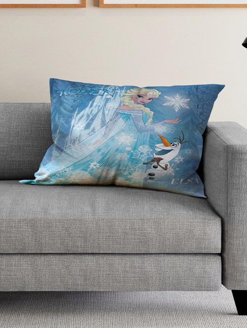 frozen filled cushion cover with zipper closure. - 16648624 - Very Small Image - 1