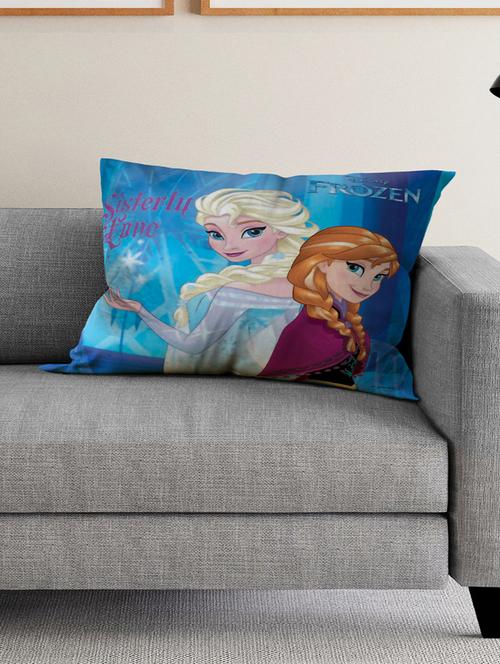 frozen filled cushion cover with zipper closure. - 16648625 - Very Small Image - 1