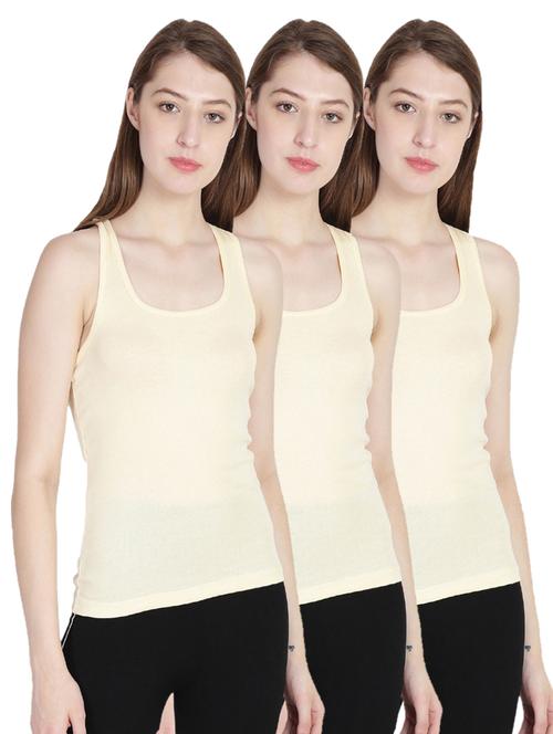 set of 3 racer back solid camisole - 16648690 - Very Small Image - 1
