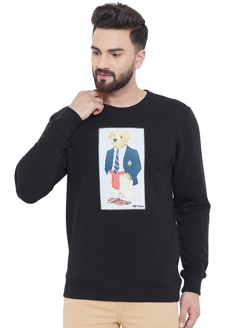 black printed sweatshirt - 16649593 - Very Small Image - 1