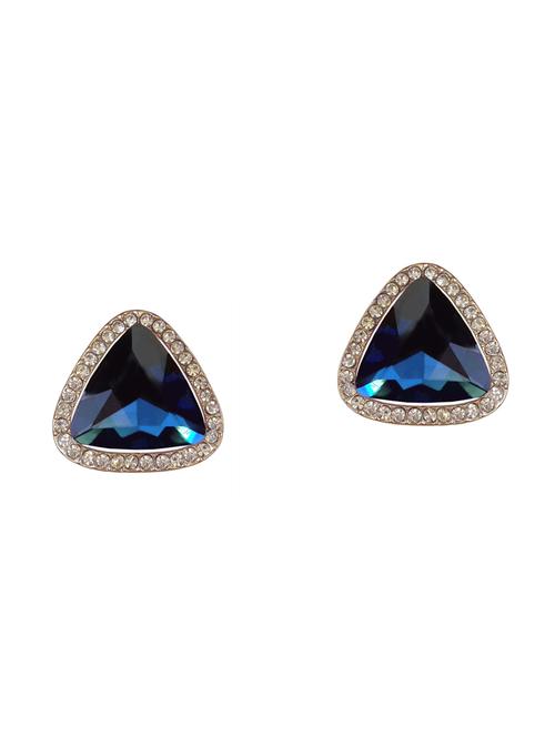 blue metal studs earring - 16649829 - Very Small Image - 1