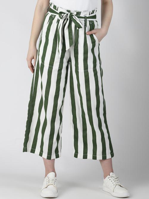 tie up waist striped trouser  - 16654631 - Very Small Image - 1