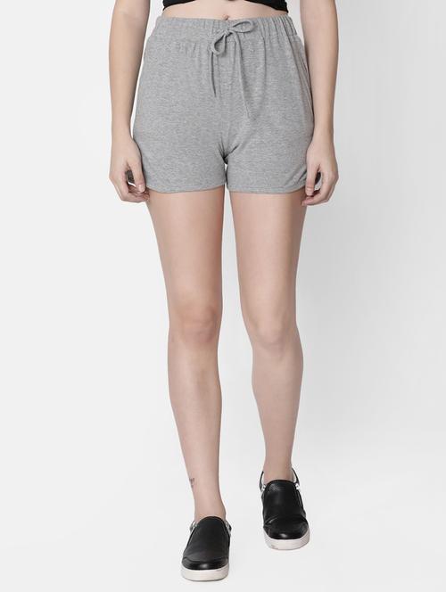 drawstring solid shorts - 16658017 - Very Small Image - 1