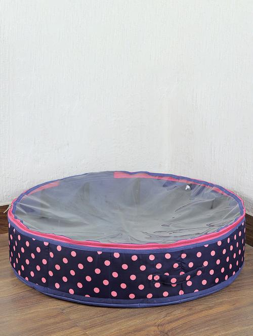 round underbed navy blue organiser - 16658649 - Very Small Image - 1