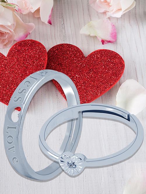 silver tone finger ring - 16658791 - Very Small Image - 1