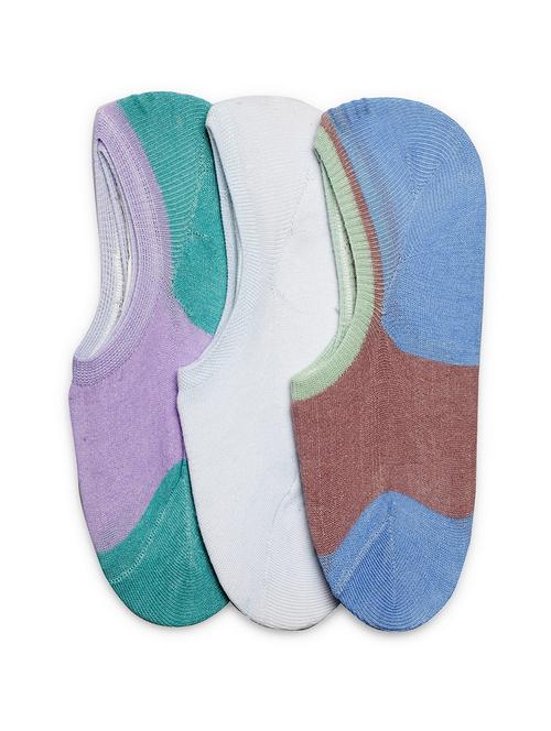 j style women's cotton and nylon pack of 3 socks - 16659737 - Very Small Image - 1