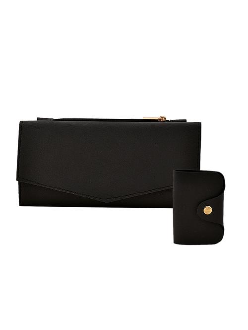 black leatherette (pu) wallet - 16661871 - Very Small Image - 1
