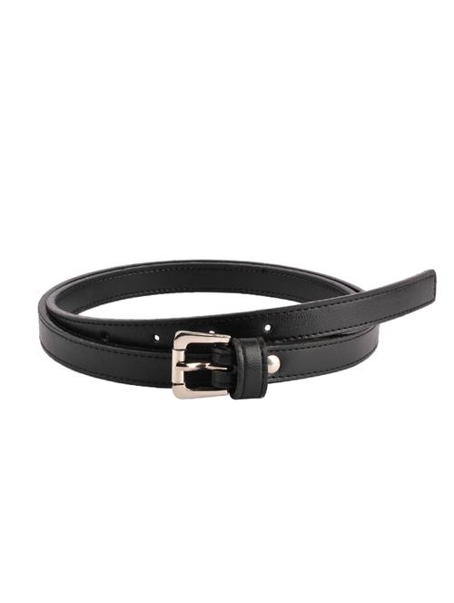 black leatherette (pu belt - 16662267 - Very Small Image - 1