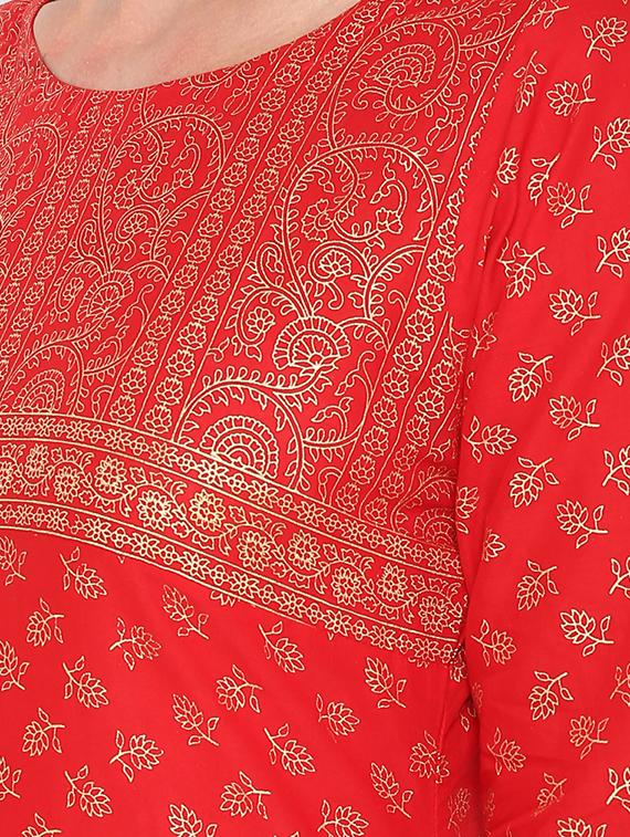 women's straight kurta - 16665906 - Standard Image - 3