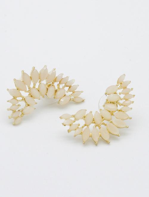 white gold studs earring - 16667676 - Very Small Image - 1