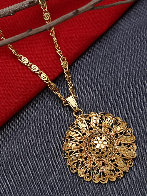 gold metal pendant - 16668081 - Very Small Image - 1