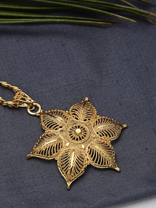 gold metal pendant - 16668095 - Very Small Image - 1