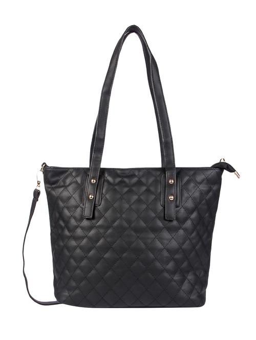 black leatherette (pu) handbag - 16668223 - Very Small Image - 1
