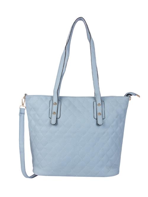 blue leatherette (pu) handbag - 16668224 - Very Small Image - 1