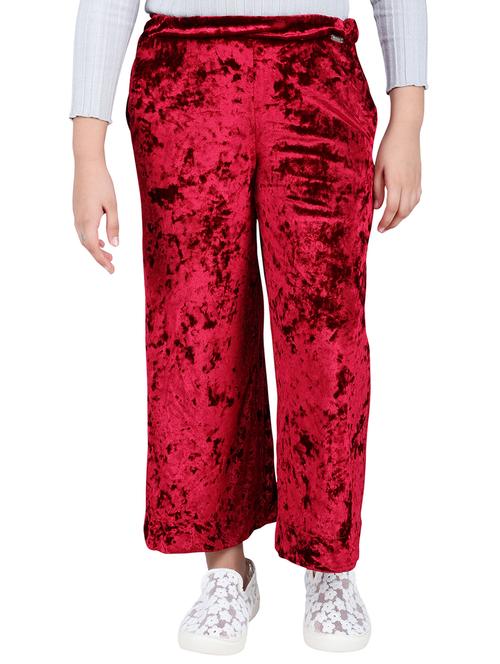 high rise velvet trouser - 16669372 - Very Small Image - 1
