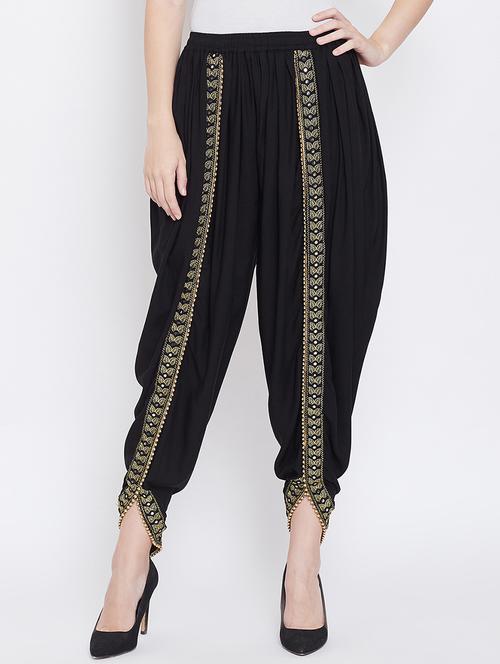 embroidered dhoti salwar - 16669556 - Very Small Image - 1