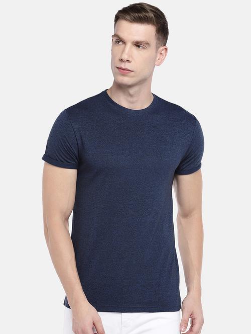 navy blue solid t-shirt - 16672121 - Very Small Image - 1