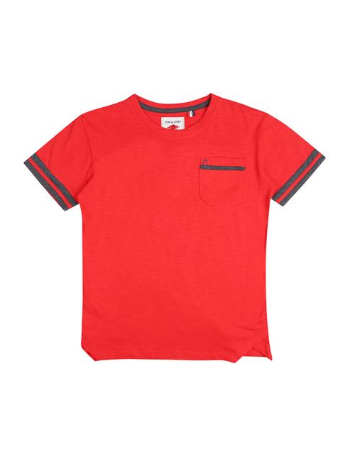 red cotton tshirt - 16672540 - Very Small Image - 1