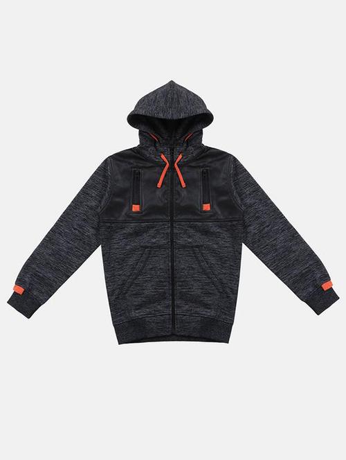 black fleece sweatshirt - 16674270 - Very Small Image - 1