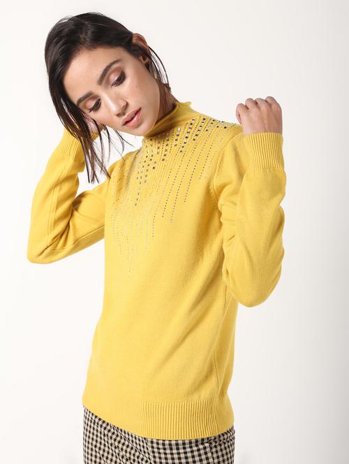 turtle neck embellished pullover - 16675682 - Very Small Image - 1