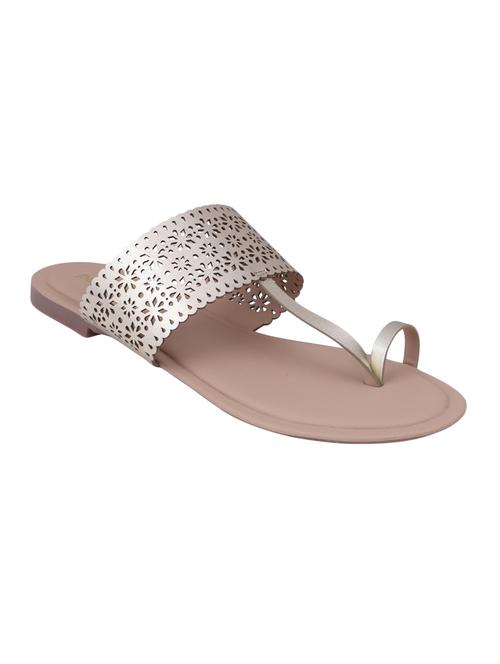 metallic one toe sandals - 16676852 - Very Small Image - 1