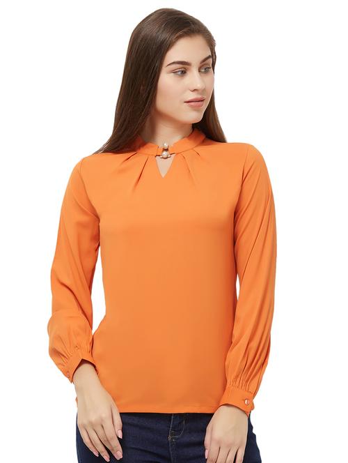 mock neck solid top  - 16679261 - Very Small Image - 1
