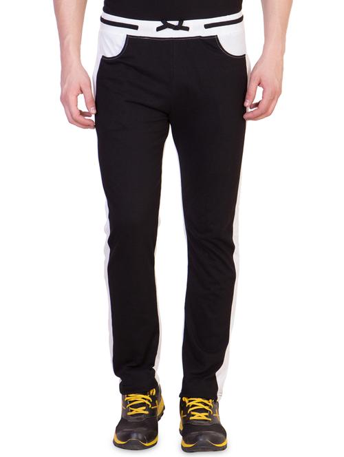 black color block track pants - 16679372 - Very Small Image - 1