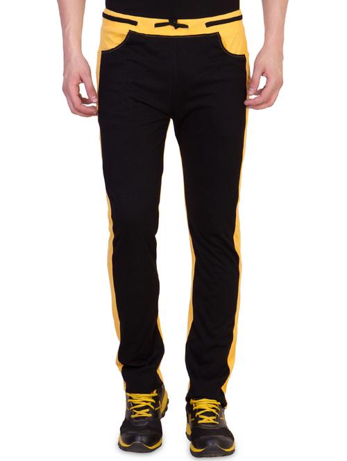 black color block track pant - 16679376 - Very Small Image - 1