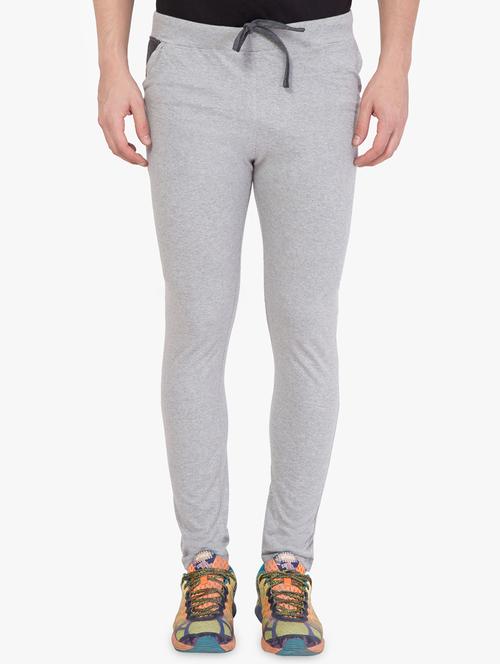 grey solid track pant - 16679393 - Very Small Image - 1