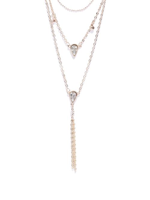 gold plated statement necklace - 16685193 - Very Small Image - 1