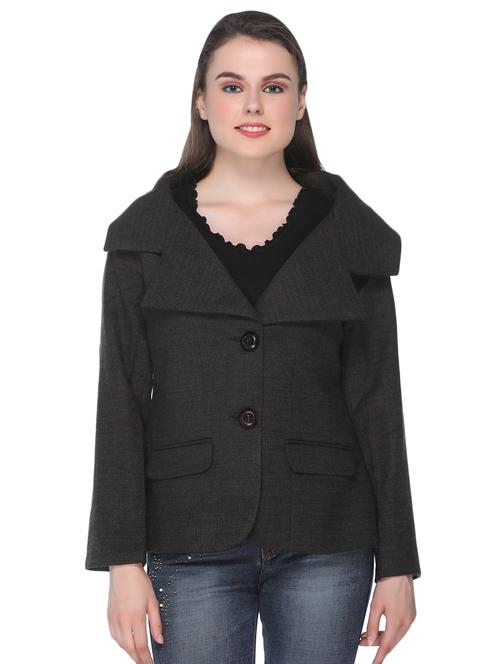 lapel neck pocket patch blazer - 16685315 - Very Small Image - 1