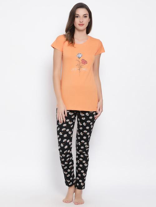 quirky tee with pajama set  - 16688283 - Very Small Image - 1