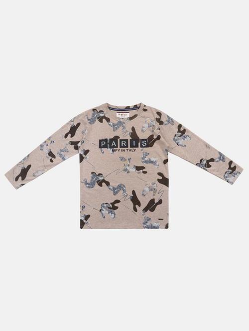 crew neck long sleeved cotton t-shirt - 16688680 - Very Small Image - 1