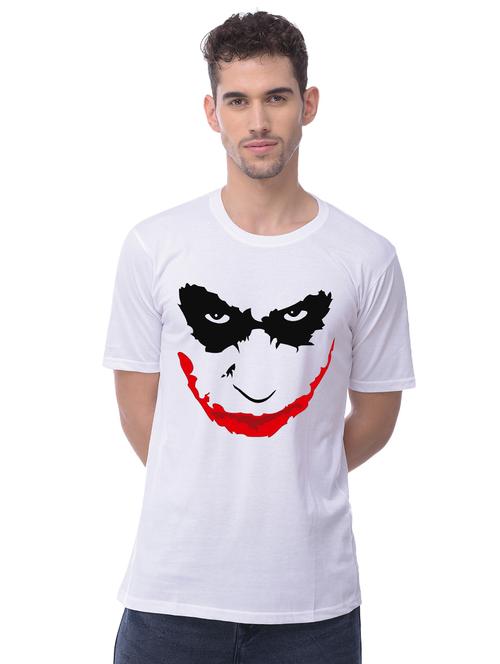 white chest print t-shirt - 16695831 - Very Small Image - 1