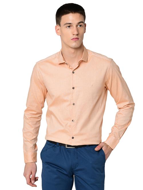 mens solid casual shirt - 16699244 - Very Small Image - 1