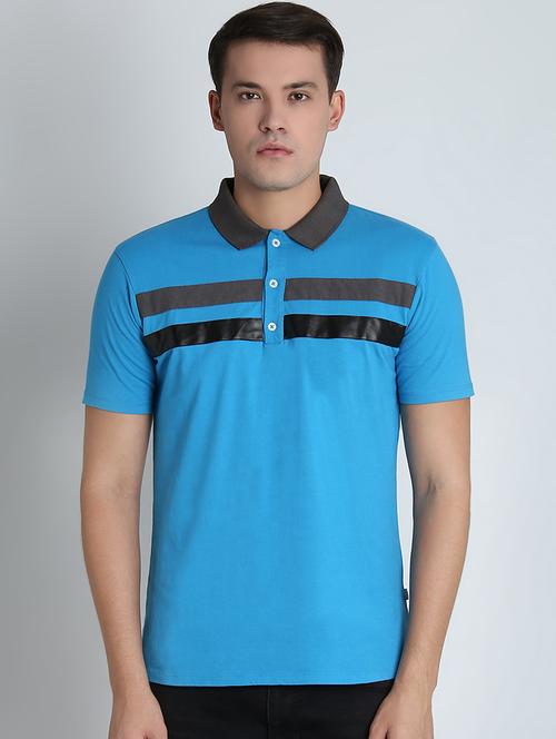 blue taped t-shirt - 16700887 - Very Small Image - 1