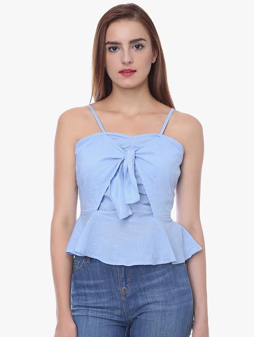 shoulder strap tie front top  - 16701384 - Very Small Image - 1