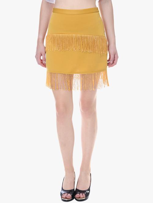 high rise tassel detail skirt - 16701563 - Very Small Image - 1