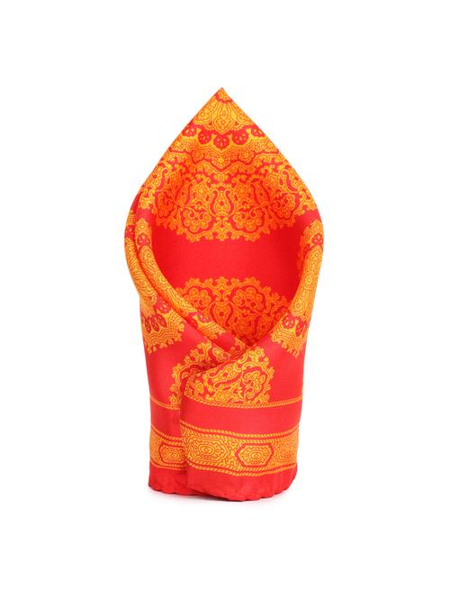 yellow silk pocketsquare - 16703280 - Very Small Image - 1